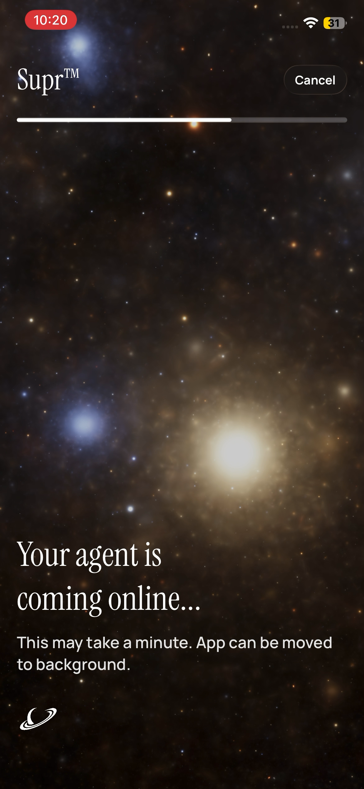 Agent coming online